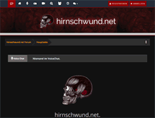 Tablet Screenshot of hirnschwund.net